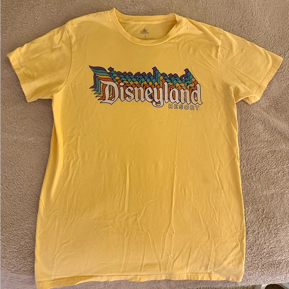 Disneyland Yellow Short Sleeve Tee